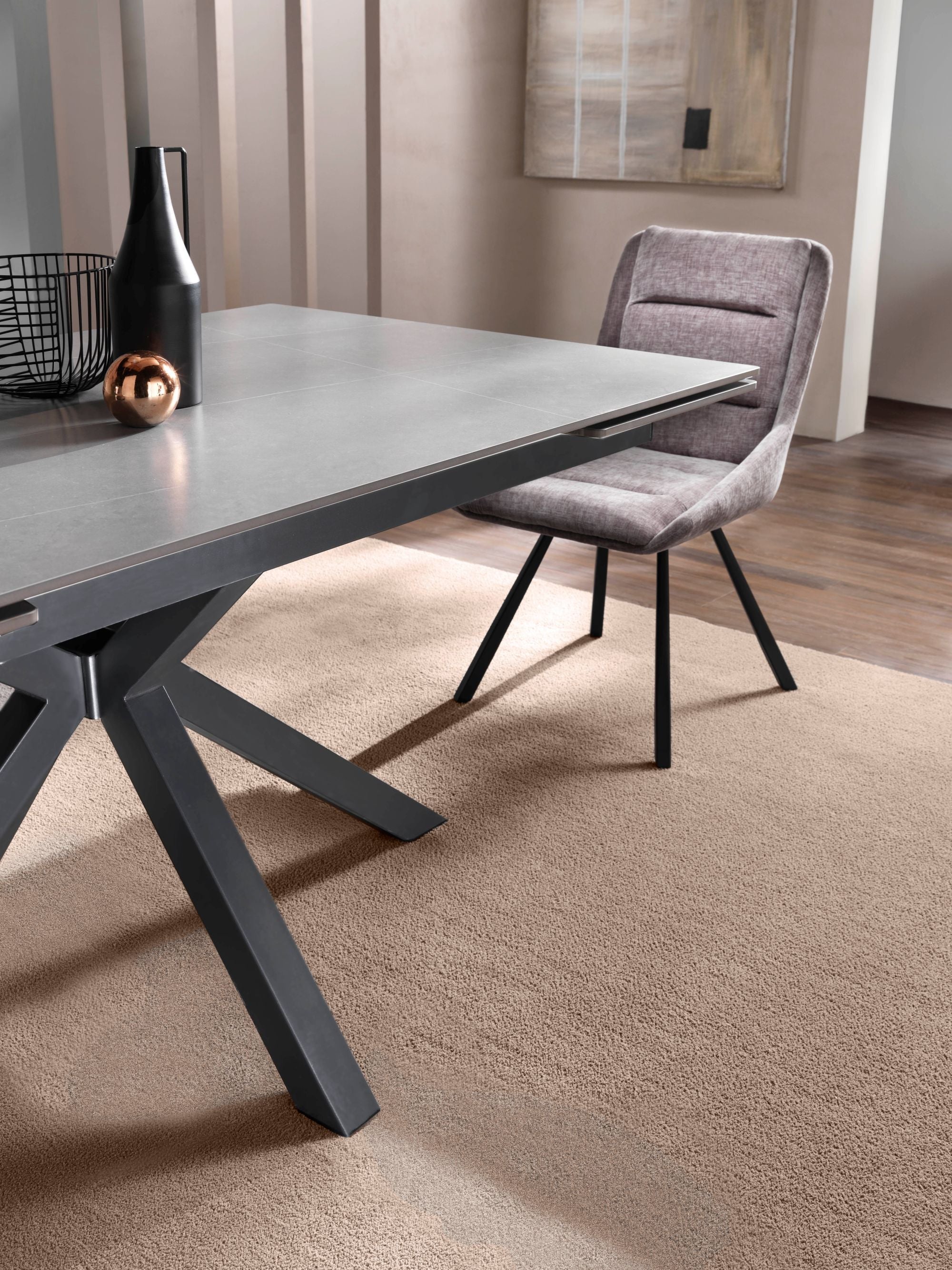 Tavolo allungabile PEDRO ceramica grigio - Image 7
