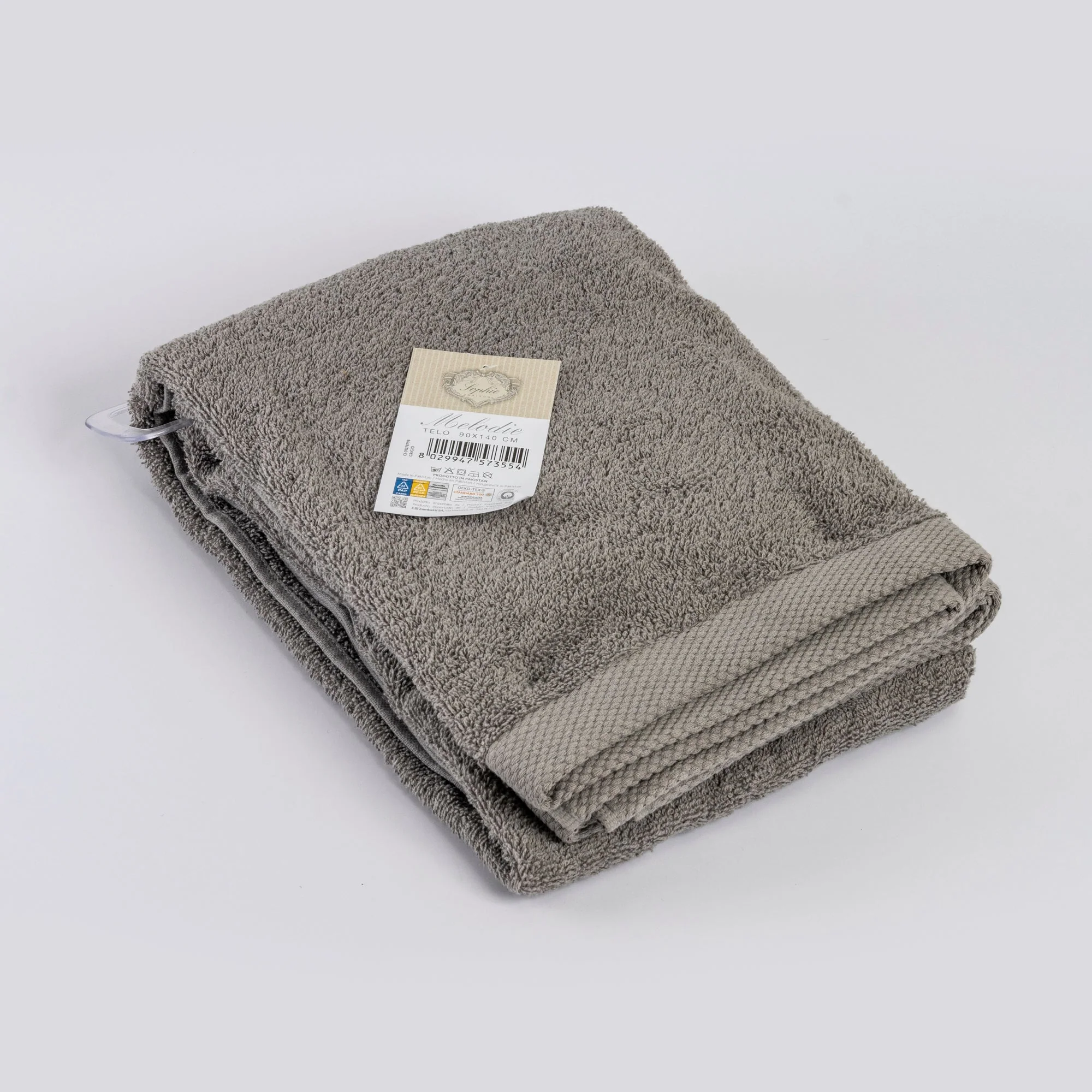Telo doccia MELODIE grigio