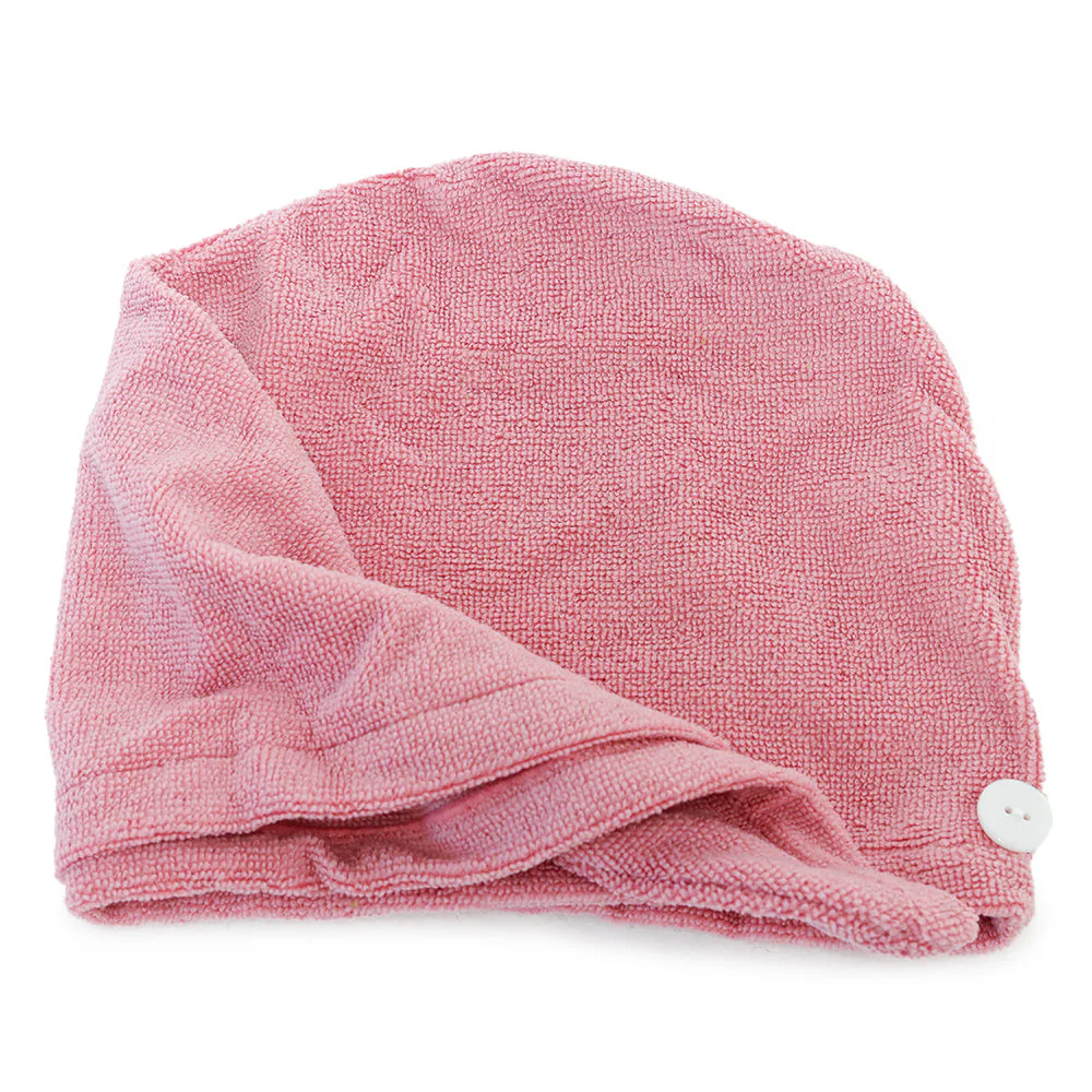 Turbante asciugacapelli LISS rosa